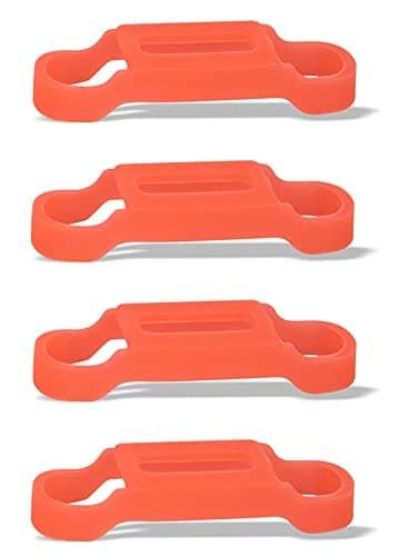 Image of Hsthe Sea 4 x Propellers Holder Guard Prop Blade Stabilizer Silicone Propeller Holder Protector, Transport Protector Parts for DJI Mavic Mini/Mini 2/Mini SE Drone (Red)