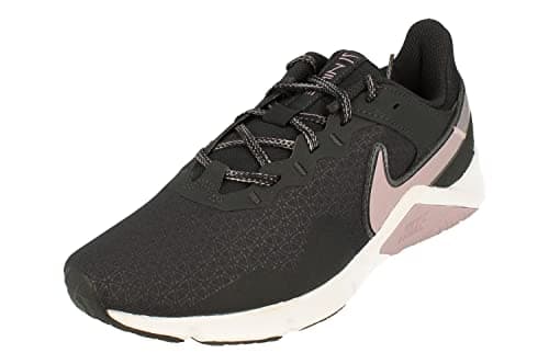 Image of Nike Legend Essential 3 Premium Women's Trainers, Off Noir Plum Fog Black White, 3 UK