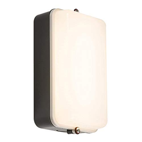 Image of 230V IP54 5W LED Security Amenity Bulkhead C/W M-Sensor Black