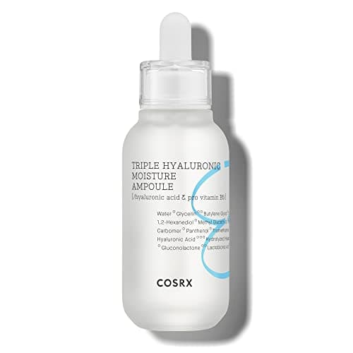 Image of COSRX Hydrium Triple Hyaluronic Moisture Ampoule, 40ml | Hyaluronic Acid Viscous Serum | Korean Skin Care, Vegan, Cruelty Free, Paraben Free, CPNP Registered