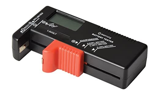 Image of MERCURY | Universal Battery Tester Volt Checker with Accurate digital Screen | Test AA, AAA, C, D and 9V PP3 Batteries & Button Cells