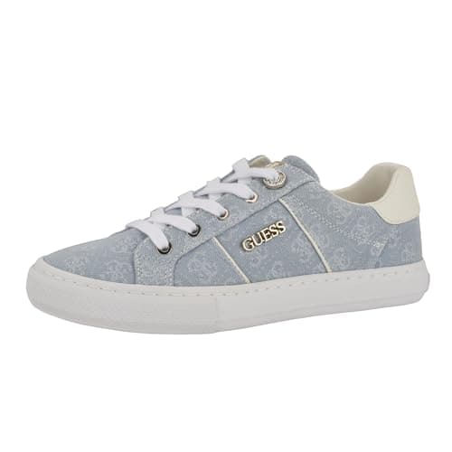 Image of Guess Womens Loven, Blue Multi 426, 4 UK