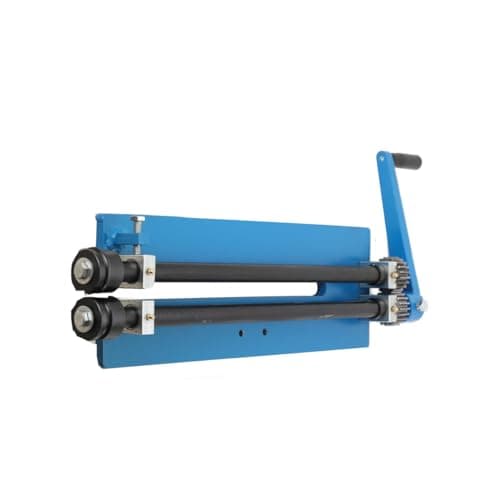 Image of Lfhelper Sheet Metal Bead Roller, 18 inch Throat Depth, Sheet Metal Bender Swager Rotary Swaging Machine, Complete Die Sets - Ideal for Metalworking