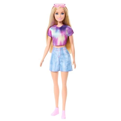 Image of Barbie - Malibu Doll with Removable Outfit and Accessories Included Including Sunglasses, Mysteries Inspired Look: Beach Detectives, Toy for Children, 3+ Years, JFV63