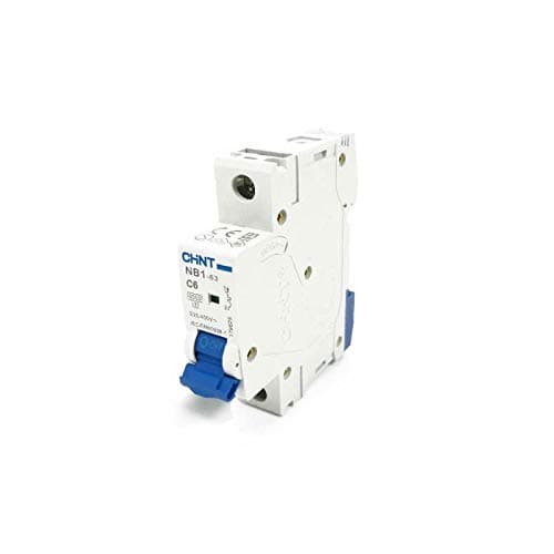 Image of Chint NB1-63BH1P10 Miniature Circuit Breaker, 10 A, 1 Pole, B Curve, 10 kA