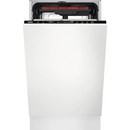 Image of AEG 7000 Series Built-In Dishwasher, FSE73507P, with AirDry Technology, Integrated Dishwasher with 10 Settings, QuickSelect Touchscreen, 44 dB, 45cm, [Energy Class D]