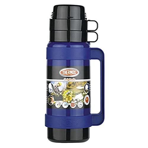 Image of THERMOS Mondial 32 Insulated Bottle, Plastic, Glass, Multicoloured, 1 L
