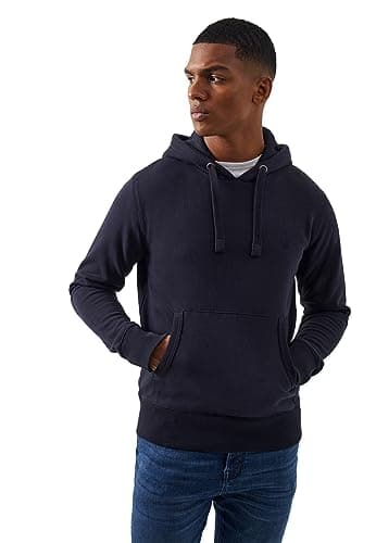 Image of French Connection Overhead Sweat Hoodie-Dark Navy-Small