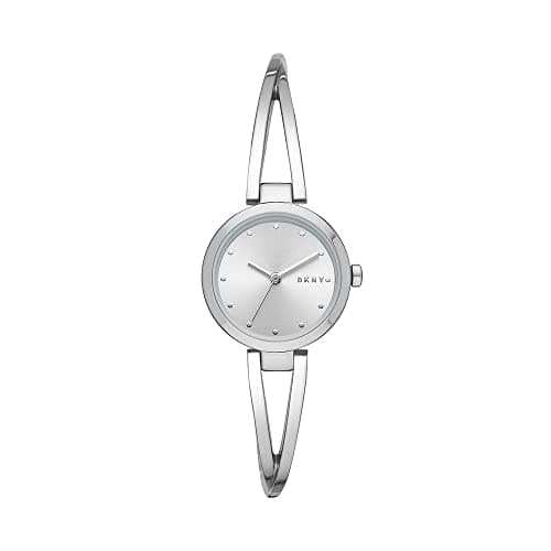 Image of DKNY Watch for Women Crosswalk, Three Hand movement, 26mm Silver Stainless Steel case with a Stainless Steel strap, NY2789