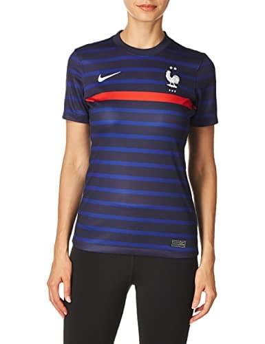 Image of NIKE 2020-2021 France Home Womens Football Soccer T-Shirt