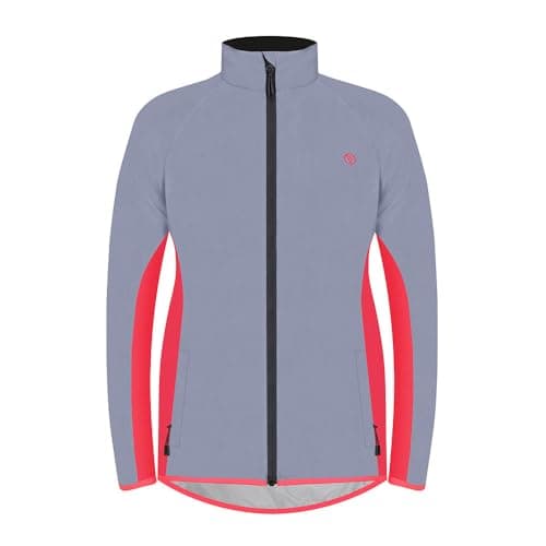 Image of Proviz Womens Active Reflective Jacket – REFLECT360 Technology, Hi Vis Windbreaker, Running & Cycling Jacket, Water-resistant, Windproof, Reflective Coat for Women