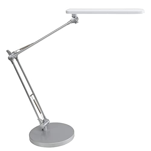 Image of Alba LED Trek Desk Lamp with Articulating Arm, White (LEDTREKBC)