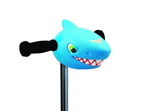 Image of Scootaheadz Shark Scooter Accessories - Personalize Kids' Push - Ages 3 and Up - Blue, Red, White, and Silver - Gift for Boys