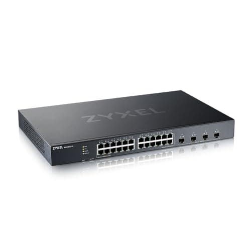 Image of Zyxel 24-Port Gigabit Ethernet Smart-Managed Switch | 4x 10G SFP+ Slots | Hybrid Cloud 'mode [XGS1935-28]