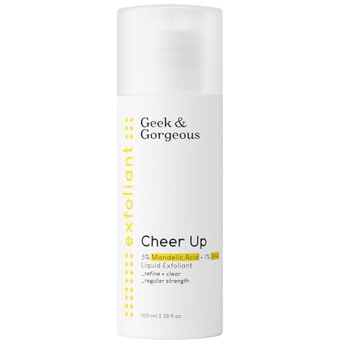 Image of Geek & Gorgeous Cheer Up 6% Mandelic and BHA - liquid exfoliant, for enlarged pores, oiliness, acne and post-acne marks - combination, oily and sensitive skin, 100ml