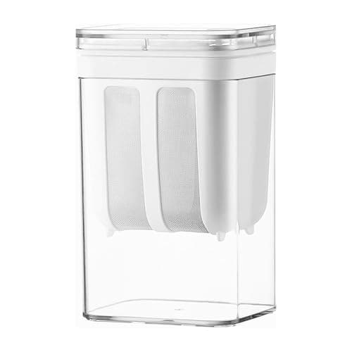 Image of ATTILIO Greek Yogurt & Curd Maker - 1100ml Fine Mesh Strainer with Lid | Multifunctional Yogurt Filter | Curd Maker for Home | Perfect for Homemade Yogurt, Curd, Cheese Maker (Pack of 1) (White)