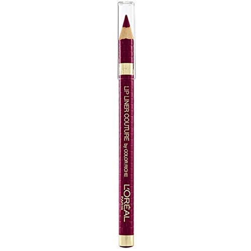 Image of L'Oreal Paris Color Riche Lip Liner with Couture Precision to Define Lip Curves and Prevent Feathering, Creamy Formula for a Seamless Blend with Matching Satin Lipsticks, 374 Intense Plum