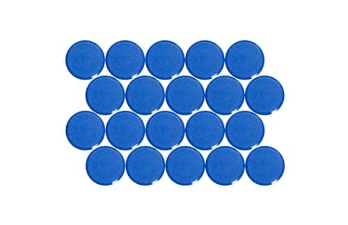 Image of MAUL 30 mm 0.6 kg Maulpro High Quality Round Magnet for Whiteboards - Blue (Pack of 20)
