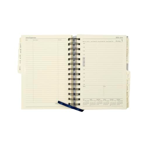 Image of Collins - Elite - Compact 2026 12 Month Calendar Year Planner, Day-To-Page with Appointments Diary Refill (1140R-26)