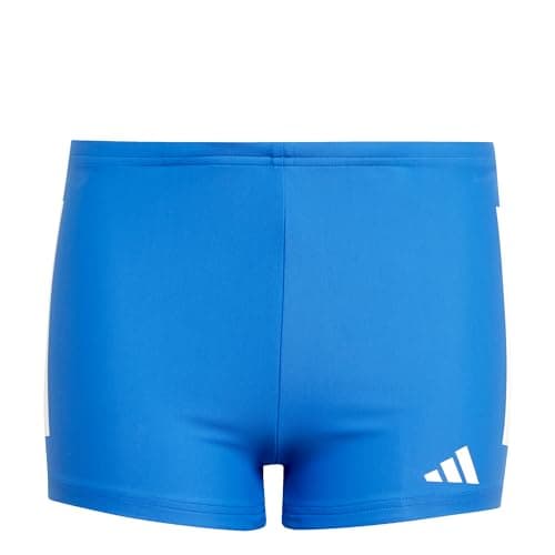 Image of adidas Men Classic 3-Stripes Swim Trunks, Black, 26