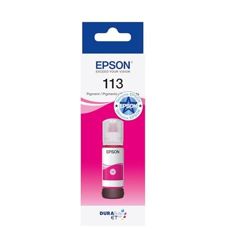 Image of Epson EcoTank 113 Magenta Genuine Ink Bottle, 70 ml