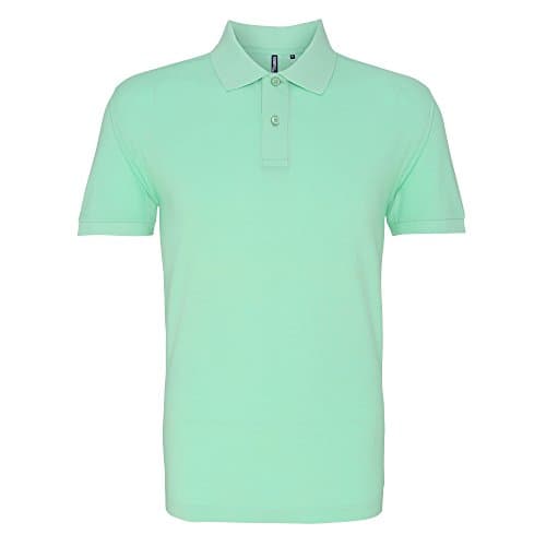 Image of Asquith & Fox Men's Polo Shirt, Green (Mint 000), Medium (Size:Medium)
