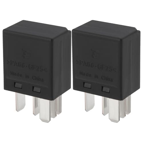 Image of eMagTech 2PCS 12V/25A 5-Pin Micro Relay V23074-A1001-A403 Relay for Automotive Conversion Switch Heater Motors Fans Pumps and Headlights
