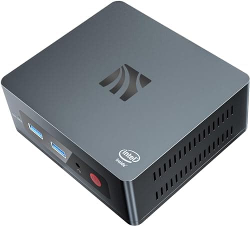 Image of KUYIA Mini PC Windows 10 Pro J4125 Quad Core 2.7GHz Processor 8GB LPDDR4X RAM 128GB SSD Desktop Computer Support 4K Dual HDMI Output Gigabit Ethernet WiFi 2.4G 5.8G Business Office Workstation