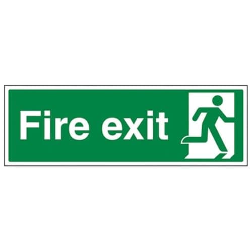 Image of Fire Exit - Final Fire Exit Man Right - 450 X 150mm