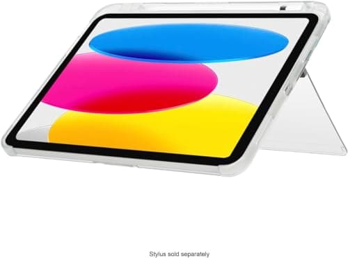 Image of Targus Click-In Clear Case for iPad 10.9" | Slim, Transparent Protective Cover with Easy Install, Lightweight, Scratch-Resistant, Travel & Everyday Use
