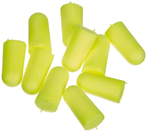 Image of 3M E-A-R E-A-Rsoft Yellow Neons Earplugs, 36 dB, Uncorded, 5 Pairs/Bag, ES-01-001SP