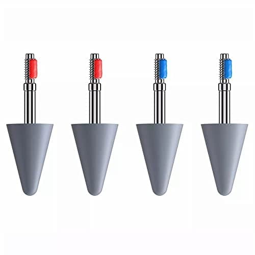 Image of N+B Stylus Pen Nibs, Compatible for Huawei M-Pencil & HONOR Magic-Pencil, 4pcs Refill (2 Red, 2 Blue)