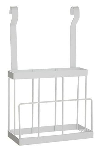 Image of Premier Housewares Sorello Hanging Knife Storage Rack, Iron, White, 12 x 24 x 39 cm