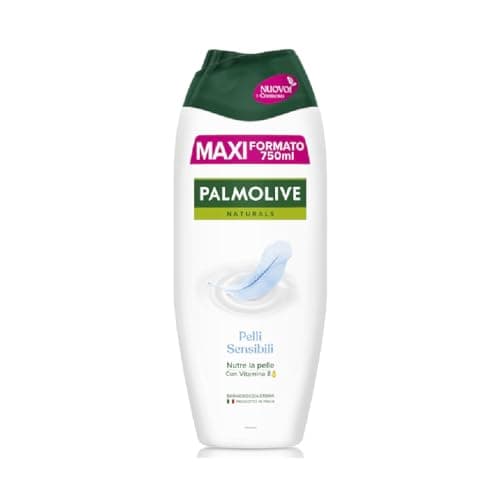 Image of Palmolive Naturals Shower Gel, Sensitive Skin Formula with Vitamin E, 750ml, Made in Italy