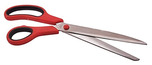 Image of Amtech - Pro Wallpaper Scissors, Long Stainless Blades with Soft-Grip Handles, for Wallpaper, Fabric and Craft, 280 mm / 11 in