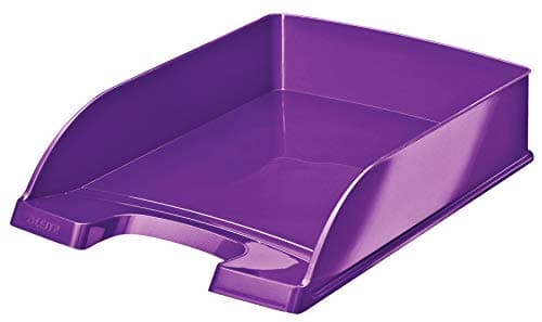 Image of Leitz A4 Letter Tray, Purple, WOW Range, 52263062