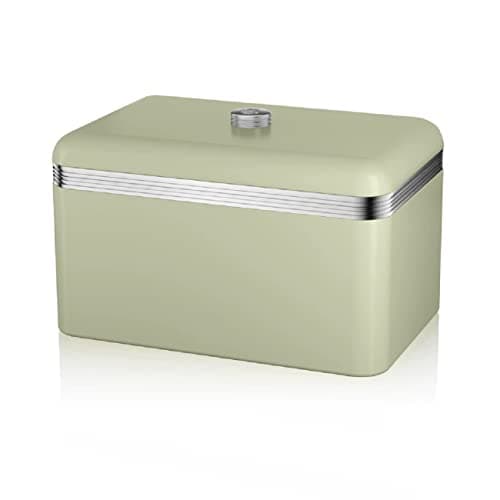 Image of Swan Products Retro Bread Bin SWKA1010GN