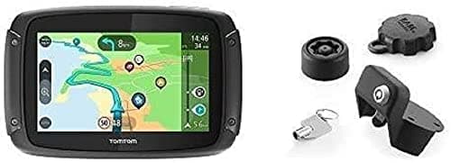 Image of TomTom Motorcycle Sat Nav Rider 500, 4.3 Inch with Anti-Theft Solution for TomTom Rider Motorcycle Navigation