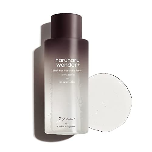 Image of haruharu Wonder Black Rice Hyaluronic Toner for Sensitive Skin, Alcohol Free, Fragrance Free, Deep Hydration, Glass Skin, Korean Skincare, Vegan, Cruelty-Free, 150ml