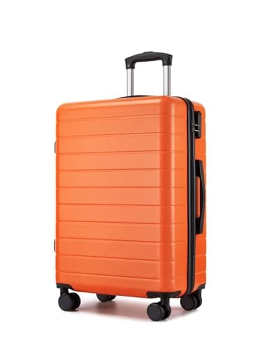 Image of Shavont 24 Inch Medium Suitcase, Lightweight ABS+PC Hard Shell Check-in Luggage with 4 Spinner Wheels, Durable Travel Suitcases for Holiday & Business Trips