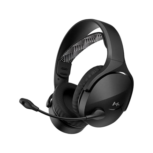 Image of HyperX Cloud Jet Dual Wireless Gaming Headset, 2.4GHz & Bluetooth, PC, Mac, PS5, PS4, Mobile, 40 mm Driver, 25 Hours Battery Life, Swivel-to-Mute Microphone, Lightweight Design, Black