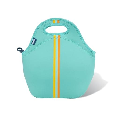 Image of Built Gourmet Getaway Neoprene Lunch Bag - Insulated, Reusable, & Machine-Washable Lunch Tote for Hot and Cold Food Storage, Lightweight & Reusable - One Size (Blue Cockatoo)
