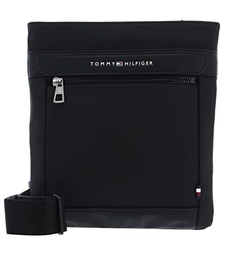 Image of Tommy Hilfiger Men TH Casual Crossover Shoulder Bag Small, Black (Black), One Size