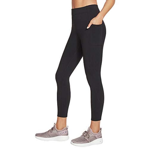 Image of Skechers Womens Go Walk Hw 7/8 Leggings, Black, XS EU