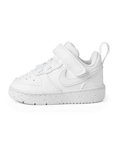 Image of Nike Kids Court Borough Low Recraft (Td) Shoes, White/Black, 6.5