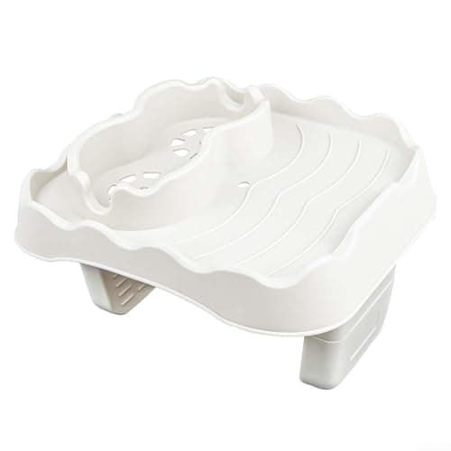 Image of Inflatable Pool Cup Holder, Adjustable and NonSlip, Enjoy Spa with Drinks and Snacks (beige)