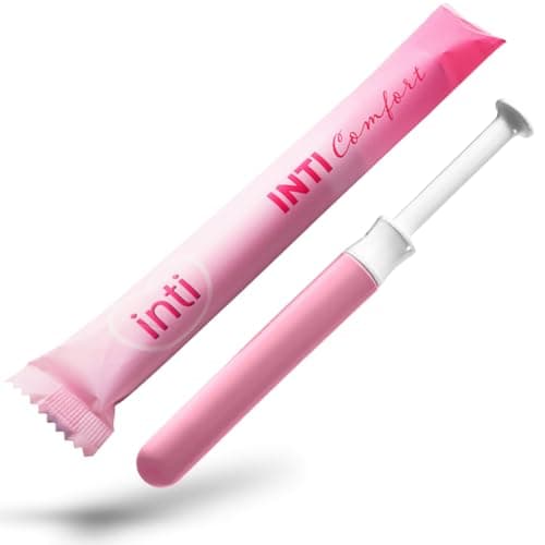 Image of INTI® Comfort Vaginal Moisturiser & Lubricant | Long-Lasting Moisture | Hormone Free Water Based Internal Moisturiser for Intimate Dryness Relief | 10 x1.7g Applicators | Menopause Friendly