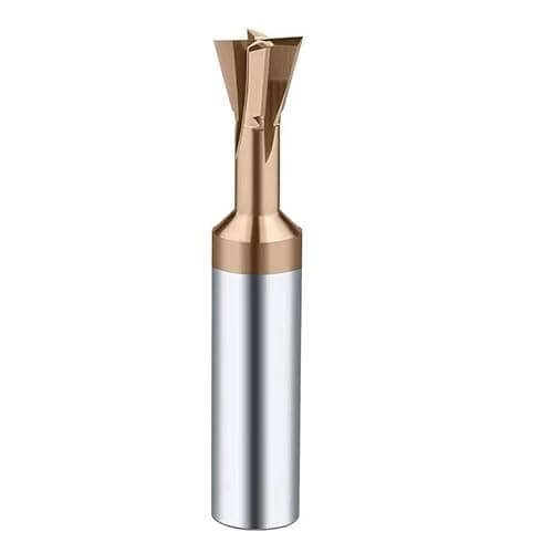 Image of Carbide Dovetail Milling Cutter CNC Tool 45 60 75 Degree 6mm 8mm 10mm 12mm Tungsten Steel Machining Tool For Metal End Mill(6mm,BB2055 Coated 60 degree)