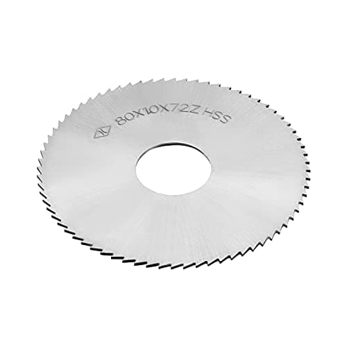 Image of Utoolmart 80mm Cutting Dia HSS Saw Blade 72 Teeth Circular Slitting Saw Disc 22mm Arbor 1mm Thickness Cutting Wheel Rotary Tool for Wood Metal