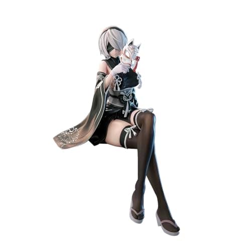 Image of Zhongkaihua 2Byorha Figure Kimono Ver No.2 Type B 2B Action Figure 17CM Model PVC Statue Home Desk Decoration Ornament Birthday Gift For Fans